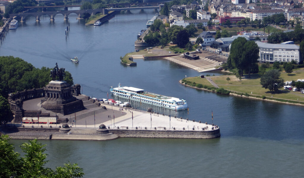 Deutsches Eck in Koblenz