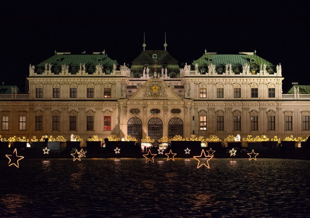 Weihnachtsmarkt am Schloss Belvedere